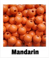 Holzperlen 12mm mandarin
